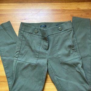Loft Green Marisa Skinny Pants